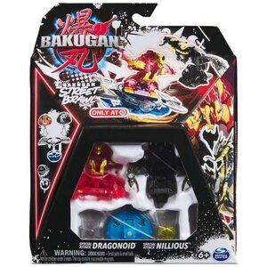 Bakugan Street Brawl Special Attack Dragonoid & Special Attack Nillious New Excl